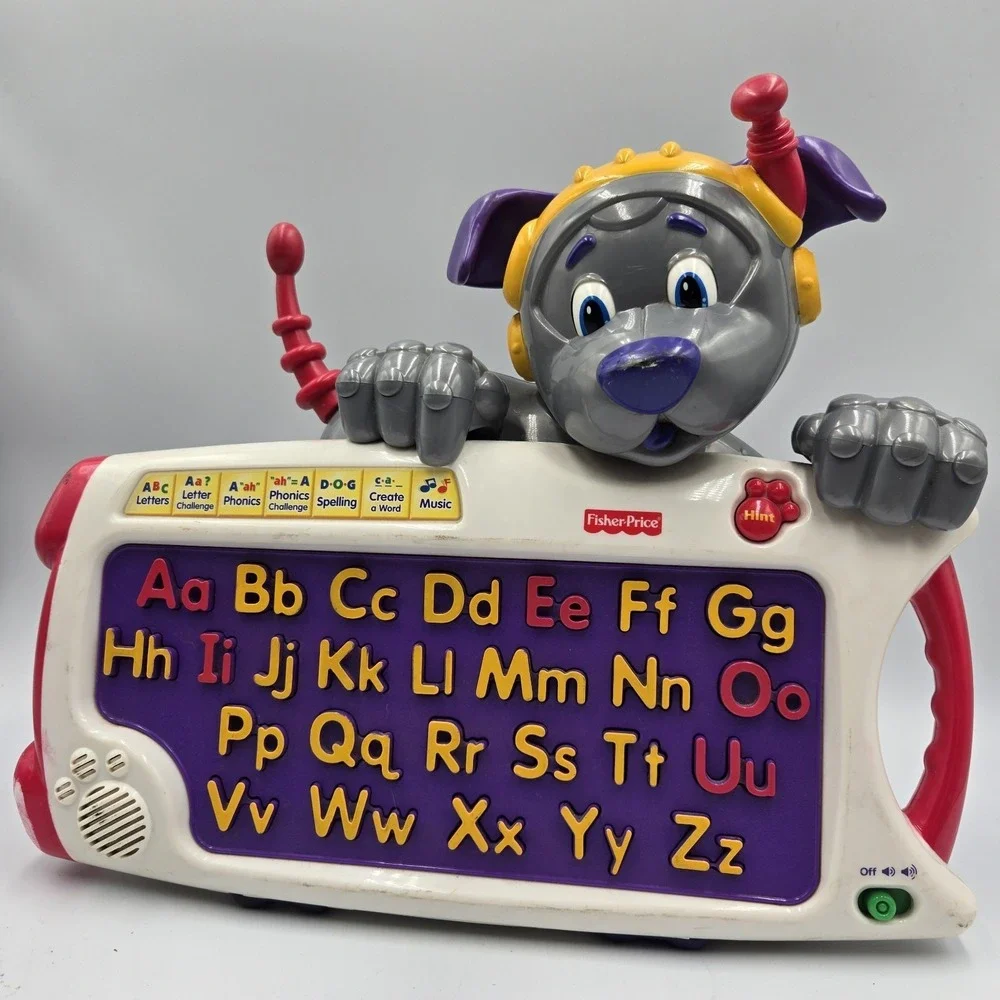 Fisher Price‎ Fetch The Phonics Animated Learning Dog 7 Learning Modes VTG Works